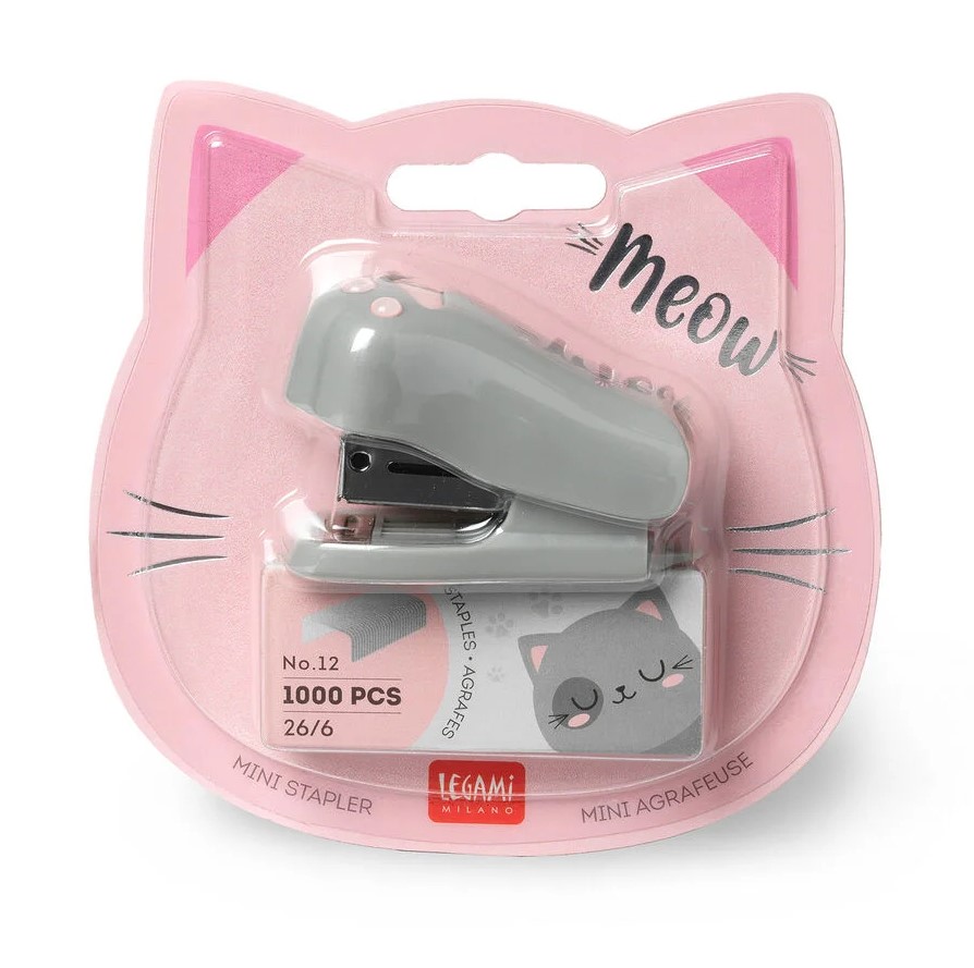 MINI STAPLER - MEOW - KITTY